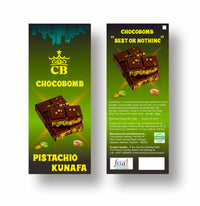 Pistachio Kunafa Chocobomb.