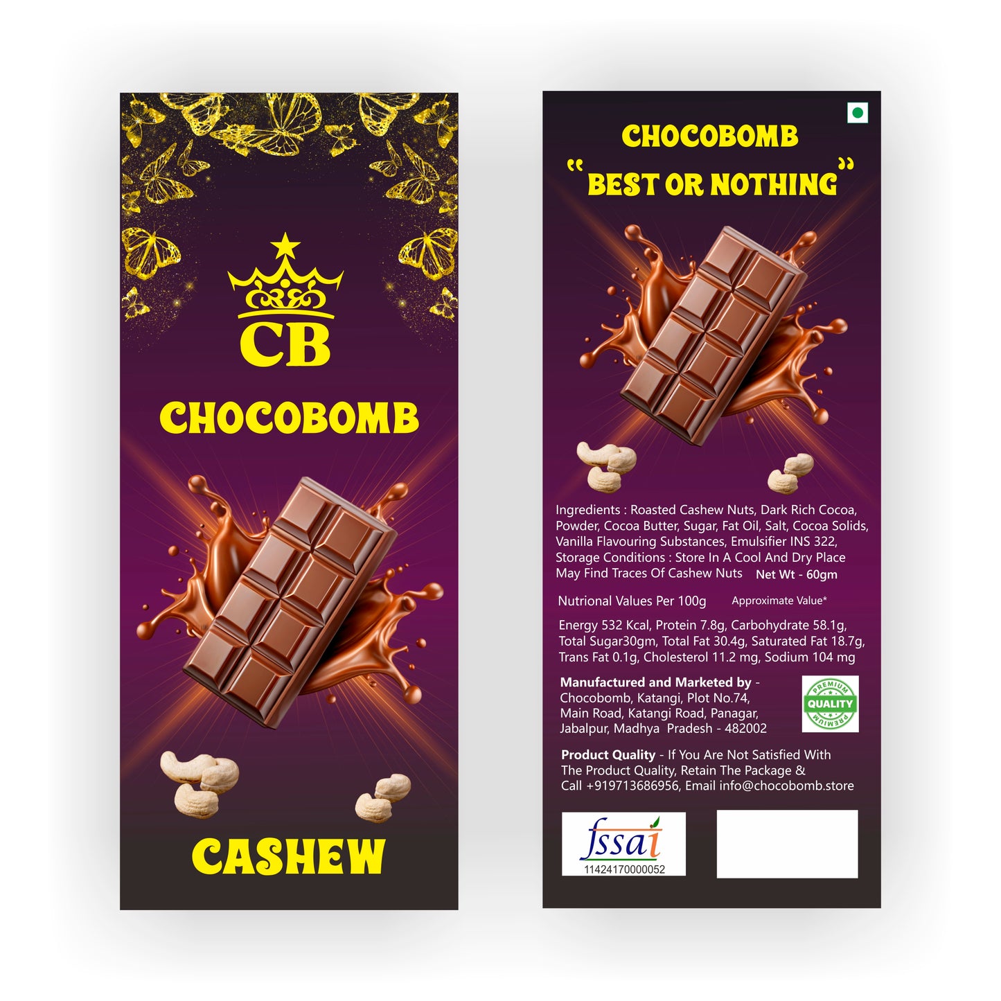 Cashew Chocobomb